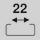 Slot width 22 mm