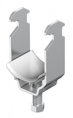Clamp clip, single, plastic pressure trough, A2 22 | 28 | 3