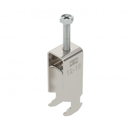 Clamp clip 2056 H-foot, 2-fold, metal pressure sleeve, A2 12 | 16 | 3