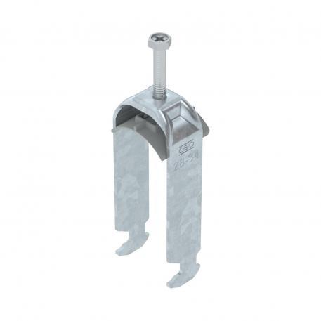 Clamp clip 2056 H-foot, 2-fold, plastic pressure sleeve, FT