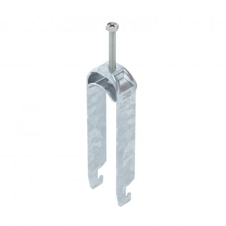 Clamp clip 2056 U-foot, 3-fold, metal pressure sleeve, FT 28 | 34 | 3