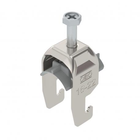 Clamp clip 2056 U-foot, 1-fold, plastic pressure sleeve, A2 16 | 22 | 3