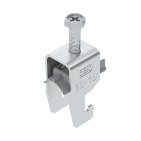 Clamp clip 2056 U-foot, 1-fold, plastic pressure sleeve, AI 12 | 16 | 2