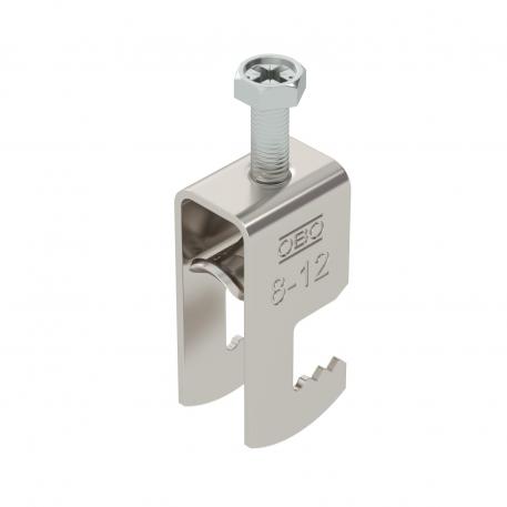 Clamp clip 2056  F-foot, 1-fold, metal pressure sleeve, A2 8 | 12 | 3