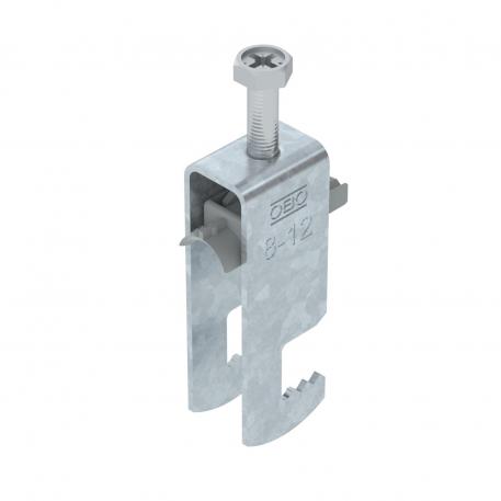 Clamp clip 2056, F-foot, 2-fold, plastic pressure sleeve, FT 8 | 12 | 3