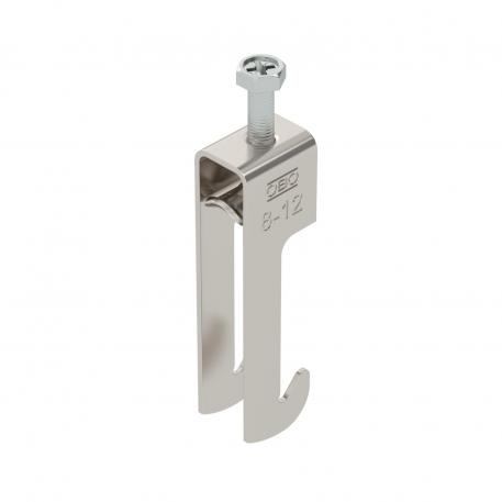 Clamp clip 2056 W-foot, 1-fold, metal pressure sleeve, A2 8 | 12 | 3