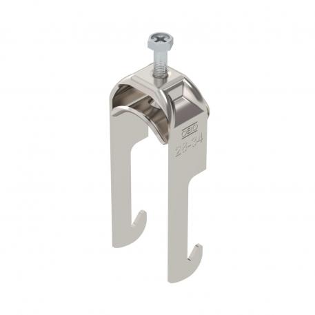 Clamp clip 2056 W-foot, 1-fold, metal pressure sleeve, A2 28 | 34 | 3