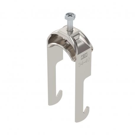 Clamp clip 2056 W-foot, 1-fold, metal pressure sleeve, A2 34 | 40 | 3