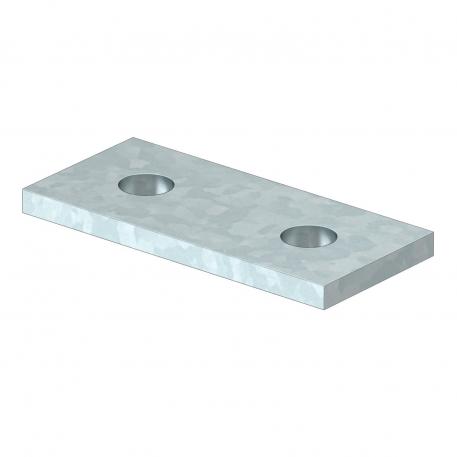 Connection plate with 2 holes