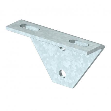 90° mounting bracket, reinforced, with 4 holes