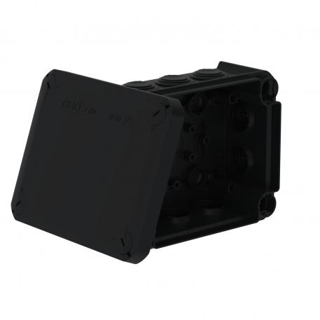 Junction box T 100, plug-in seal 136x102x57 | 10 | IP66 | Graphite black; RAL 9011