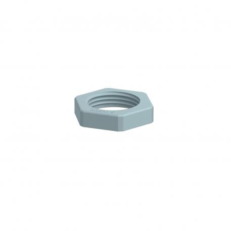 Locknut, metric thread, silver grey M20 x 1,5 | 26