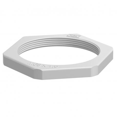 Locknut, metric thread, light grey M63 x 1,5 | 75