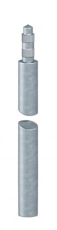 Earth rod for standard applications, hot galvanised, 20 mm