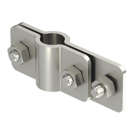 Connection clip for earthing rod on flat conductor VA