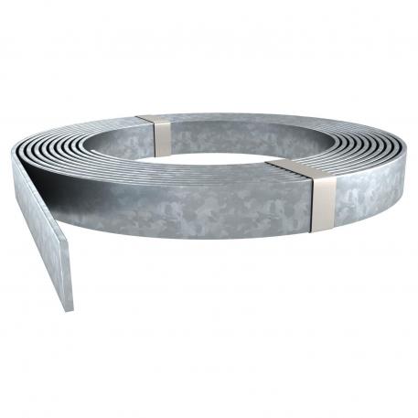 Flat conductor, galvanised steel