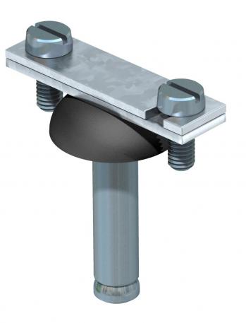 Spacer for flat conductor, with steel spreading anchor Ø 10