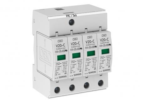 Surge arrester, 4-pole 385 V