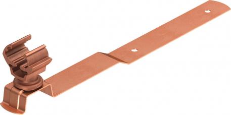 Roof cable holder for slated roofs, crimped, Rd 8−10, CU