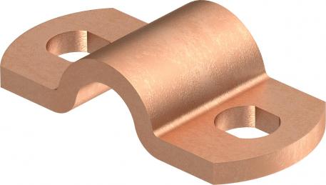 Cable bracket, upper part for Rd 8–10 mm, copper