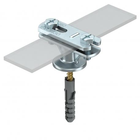 Cable bracket for flat conductor 30 x 4 mm flat