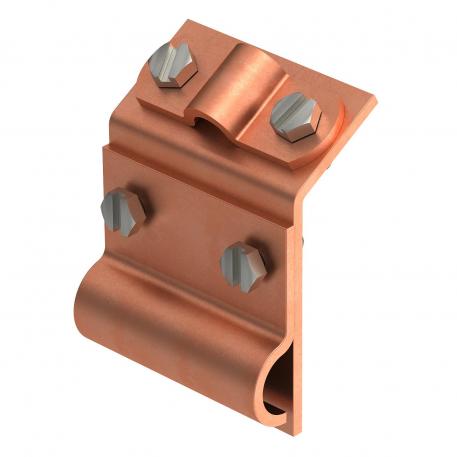 Gutter clamp for bead thickness 15−22 mm Cu