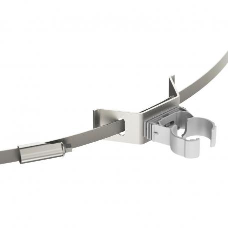 PA cable bracket with tightening strap