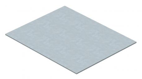 Lid blind plate for rectangular mounting opening 
